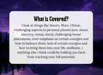 Tough Love Birth Chart Reading