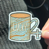 Lucky Jupiter Mug Sticker (free + shipping)