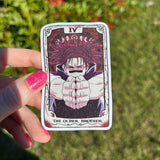 The Older Brother Tarot Card Choso Glitter Sticker