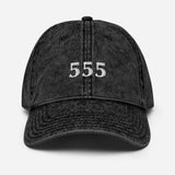 555 Angel Number Vintage Hat